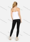 Wholesale Women's Scoop Neck Back Criss Cross Plain Cami Top With Pocket - Liuhuamall