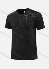 Wholesale Men's Athletic Quick Dry Abstract Print Round Neck Short Sleeve Tee 547# - Liuhuamall