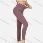 Wholesale Women's High Waist Elasticity Topstitch Sewing Sporty Leggings preview