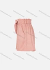 Wholesale Women's Casual Elastic Waist Dual Pockets Lace-Up Knit Plain Shorts - Liuhuamall