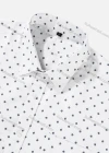 Wholesale Men's Business Collared Short Sleeve Button Down Polka Dot Print Shirts - Liuhuamall