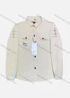 Wholesale Men's Casual Collared Long Sleeve Letter Button Down Shirt - Liuhuamall