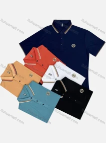 Wholesale Men's Casual Logo Short Sleeve Polo Shirt, LIUHUA CLOTHING WHOLESALE