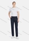 Wholesale Men's Casual Plain 100%Cotton Button Closure Pockets Chino Pants 7870-30# - Liuhuamall