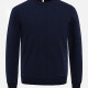 Men's Casual Long Sleeve Crew Neck Pullover Sweatshirts With Thermal Lined K2-420A# Navy Clothing Wholesale Market -LIUHUA