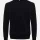Men's Casual Long Sleeve Crew Neck Pullover Sweatshirts With Thermal Lined K2-420A# Black Clothing Wholesale Market -LIUHUA