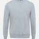 Men's Casual Long Sleeve Crew Neck Pullover Sweatshirts With Thermal Lined K2-420A# Gray Clothing Wholesale Market -LIUHUA