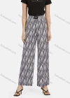 Wholesale Women's Casual High Waist Drawstring Allover Print Wide Leg Pants 2015# - Liuhuamall