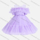 Wholesale Girls Cute Sleeveless Lace Trim Zip Back Tiered Flower Girl Dress 230606# Light Purple Guangzhou Clothing Wholesale Market & Suppliers -LIUHUAMALL