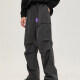 Men's Casual Multiple Pockets Pleated Plain Cargo Long Pant With Belt Gray Clothing Wholesale Market -LIUHUA