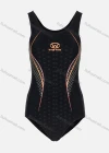 Wholesale Women's Star Print One Piece Cut Out Back Triangle Tank Swimsuit - Liuhuamall