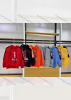 Wholesale Boys Colorful Striped Letters Sleeves Print Graphic Hoodies - Liuhuamall