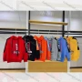 Wholesale  Boys Colorful Striped Letters Sleeves Print Graphic Hoodies preview