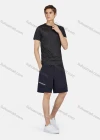 Wholesale Men's Sporty Round Neck Short Sleeve Plain Quick Dry Breathable T-Shirt - Liuhuamall