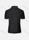 Wholesale Men's Classic Striped Slim Fit Two Button Placket Short Sleeve Polo Shirt - Liuhuamall