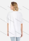 Wholesale Womens Casual Graffiti Print Oversized Short Sleeve Round Neck Tee - Liuhuamall