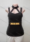 Wholesale Women's Fashion Plain Halter Slim Fit Cami Top With Belt - Liuhuamall