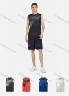 Wholesale Men's Sporty Round Neck Sleeveless Breathable Printed Quick Dry Tank Top - Liuhuamall