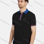 Wholesale Men's Casual Plain 100% Cotton Short Sleeve Labelled Polo Shirt 2# preview