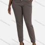 Wholesale Women's Casual Slim Fit Jacquard Plain Drawstring Pockets High Waist Pants preview