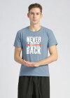Wholesale Men's Cotton Round Neck Short Sleeve Slogan Graphic T-Shirt - Liuhuamall