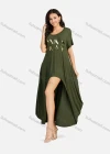 Wholesale Women's Sexy Crew Neck Short Sleeve Loose Fit Dress 8809# - Liuhuamall