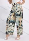 Wholesale Women's Casual Losse Fit Tie Dye High Waist Pleated Wide Leg Pants - Liuhuamall