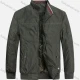 Wholesale Men's Suede Stand Collar Zipper Buttons Pockets Thermal Plain Oversized Bomber Jacket 3353# Army Green Clothing Wholesale Market Liuhua