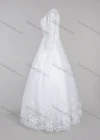 Wholesale Women's Glamorous Embroidery Sweetheart Sequin Appliques Corset Bodice Classic Tulle Wedding Dress - Liuhuamall