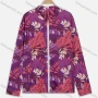 Wholesale Women's Spring/Fall Leaf Print Zip Up Long Sleeve Casual Jacket preview