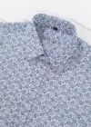 Wholesale Men's Business Collared Short Sleeve Button Down Paisley Print Shirts - Liuhuamall
