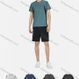Wholesale Men's Sporty Round Neck Short Sleeve Striped Quick Dry Breathable T-Shirt  preview