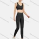 Wholesale Women's Athletic Plain Breathable Stretchy Sporty Bra 2-piece Set 2# Clothing Wholesale Market Liuhua