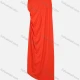 Wholesale Women's Summer Plain Tank Top & Twist Asymmetrical Hem Dress Set Orange Guangzhou Clothing Wholesale Market & Suppliers -LIUHUAMALL