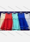 Wholesale Girls Lovely Crew Neck Sleeveless Pearl Decro Lace Dress 32# - Liuhuamall
