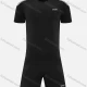 Wholesale Kids Sporty Football Soccer Training & Racing Tee & Shorts 2 Piece Set 22318# Black Clothing Wholesale Market Liuhua