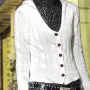 Wholesale Women's Casual Plain Button Front Knit Cardigan preview