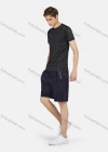 Wholesale Men's Sporty Round Neck Short Sleeve Plain Quick Dry Breathable T-Shirt - Liuhuamall
