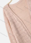 Wholesale Women's Plain Long Sleeve Rib-Knit Button Decor Cardigan - Liuhuamall