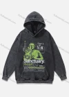 Wholesale Men's Fashion 100%Cotton Graphic Distressed Long Sleeve Hoodie Pullover Sweatshirt SML39# - Liuhuamall