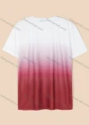 Wholesale Men's Casual Crew Neck Short Sleeve Gradient Letter Print T-shirts - Liuhuamall