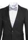 Wholesale Men's Classic Plain Adjustable Bow Ties & Pocket Square & Cufflinks Sets - Liuhuamall