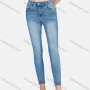 Wholesale Women's Casual Distressed High Waist Ankle Length Skinny Fit Jean preview