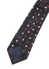 Wholesale Men's Business Formal Polka Dot Contrast Ties & Pocket Square & Cufflinks Sets - Liuhuamall
