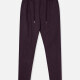 Men's Casual Drawstring Button Closure Plain Pants 5# Clothing Wholesale Market -LIUHUA