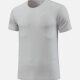 Men's Athletic Quick Dry Plain Striped Round Neck Short Sleeve Tee 550# Light Gray Clothing Wholesale Market -LIUHUA