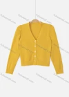 Wholesale Women's Causal V Neck Button Down Plain Knit Cardigan - Liuhuamall