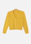 Wholesale Women's Causal V Neck Button Down Plain Knit Cardigan - Liuhuamall