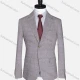 Wholesale Men's Formal Lapel Plain Long Sleeve Two Button Blazer Jackets 15088# Gray Clothing Wholesale Market Liuhua