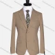 Wholesale Men's Formal Lapel Plain Long Sleeve Two Button Blazer Jackets 718034# Camel Clothing Wholesale Market Liuhua
